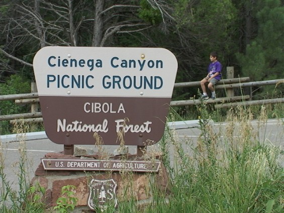 Cienega Canyon Sign