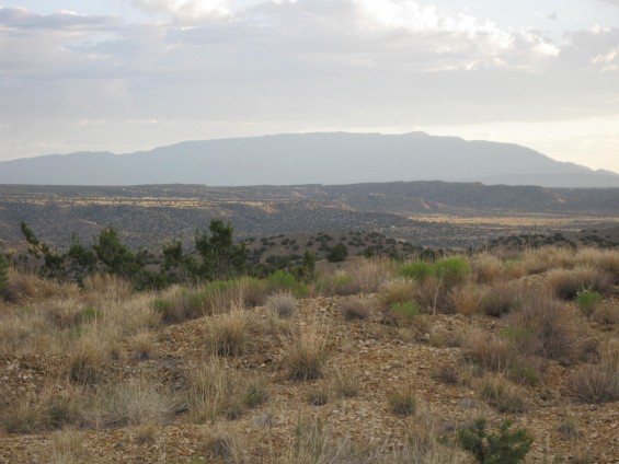 Sandia Mountain from Cerrillos