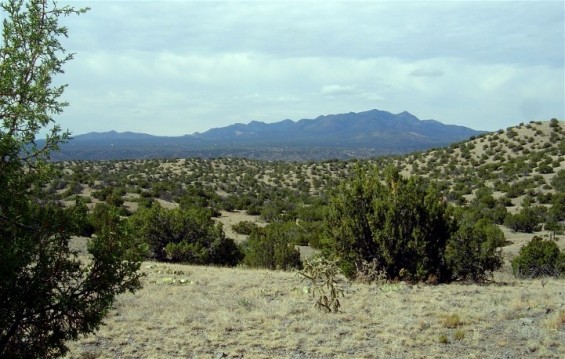 View of the Ortiz Mountain portal