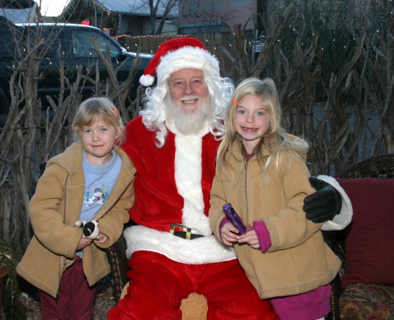 Kids with Santa