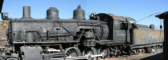 Old train engine